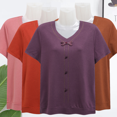 妈妈夏装新款减龄短袖T恤