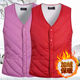 冬季 羽绒棉马甲女中年妈妈加绒加厚保暖短款 背心贴身轻薄马夹坎肩