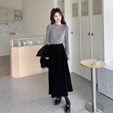 新款现货高级感丝绒套装三件套2C189-2616-P195-K318，女装套装/套裙，2C189