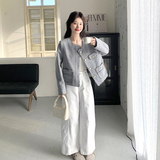 毛边小香风短外套女春秋2025新款短款小个子上衣开春穿搭独特漂亮，女装短外套，2C189