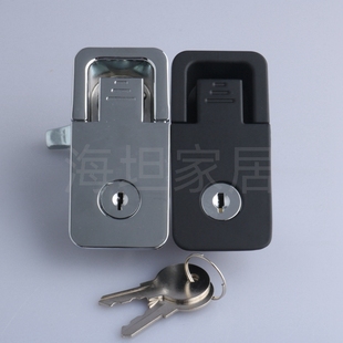 3平面鎖 黑色把手轉(zhuǎn)動 MS106 工業(yè)機(jī)箱機(jī)柜門鎖 電箱鎖MS726