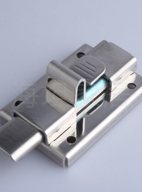 DK610配电柜搭扣锁扣 304不锈钢弹簧插销固定扣 工具箱设备门卡扣