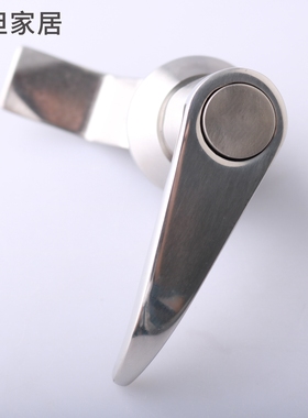 MS303-2 304不锈钢手柄锁开关控制柜门锁工业机械设备柜门把手锁