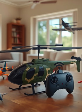 C189遥控直升飞机MD500小鸟像无人机模型儿童玩具双无刷仿真航模
