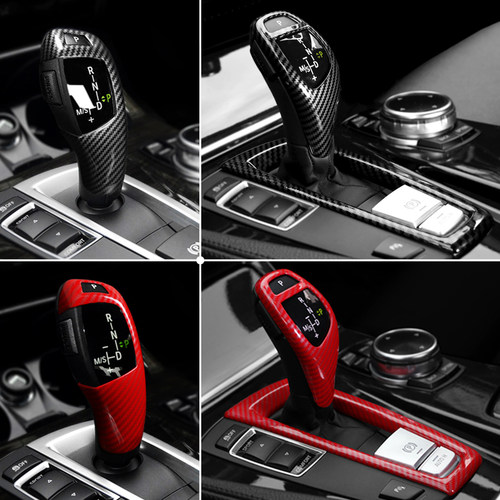 适用于宝马5系gt6系x3x4档把套档位改装老5系档杆套F10 F18内饰贴