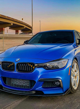 宝马鼻毛改色新3系5l系12467系X1X2X3X4X5改装 中网横杠外观装饰