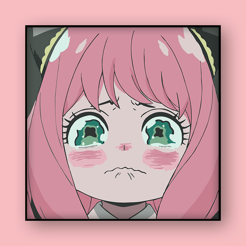 diy数字油画卡通动漫间谍过家家阿尼亚安妮亚