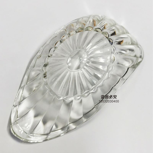 定制吸顶灯大厅灯玻璃挂片客厅书房客厅黄色单孔双孔挂片灯具配件