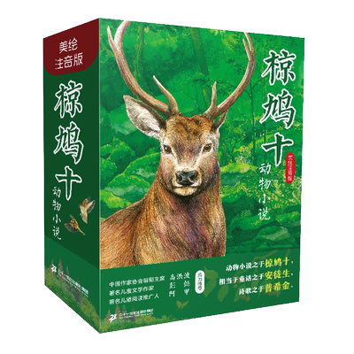 椋鸠十动物小说（美绘注音版）全6册 6～10岁动物小说界的安徒生语文书中的文学大师椋鸠十的动物世界领略大自然的壮阔与力量