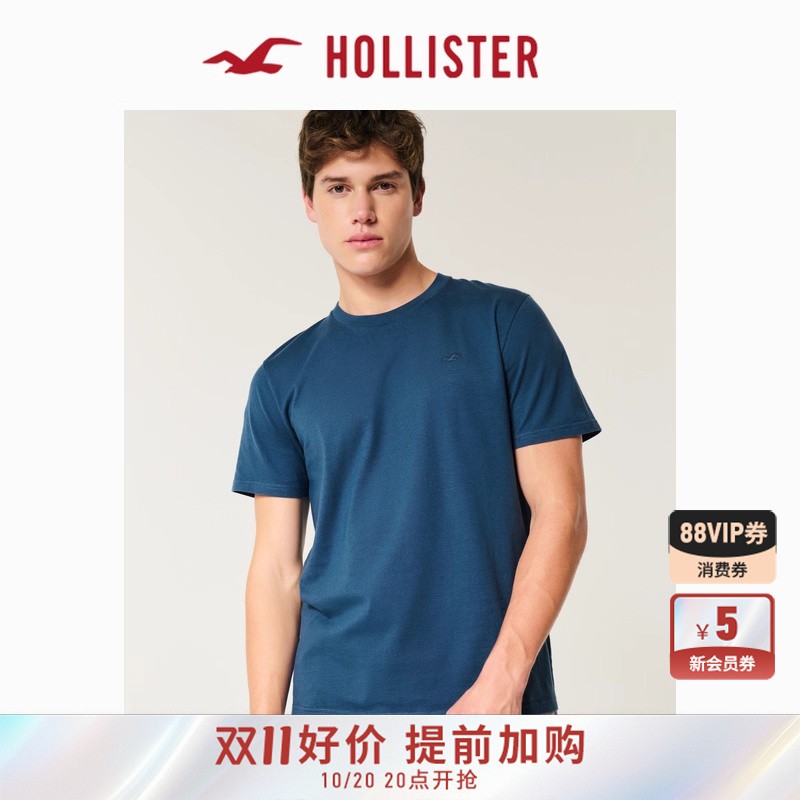 Hollister经典小海鸥情侣T恤