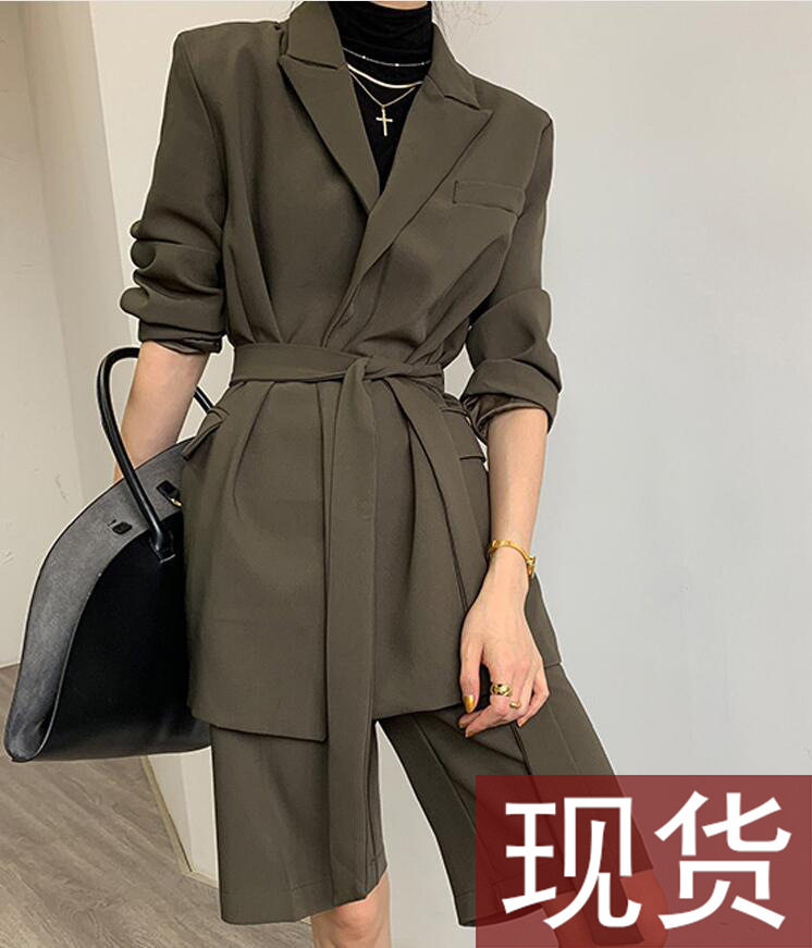 两件套个性2022气质套装西装