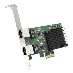 GRIS PCI-E转2个2.5G千兆网卡独立双口电脑免驱动RJ45汇聚网线2500M群晖esxi软路由无盘RTL8125B台式机服务器