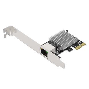 GRIS PCI-E转2.5G千兆网卡2500M以太网线realtek瑞昱RTL8125B服务器2U台式机网络游戏电脑软路由群晖无盘启动