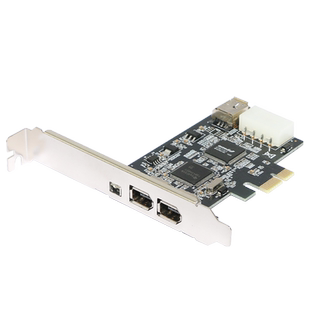 GRIS PCI-E转1394A绘声绘影视频采集卡B台式机电脑德州仪器TI芯片