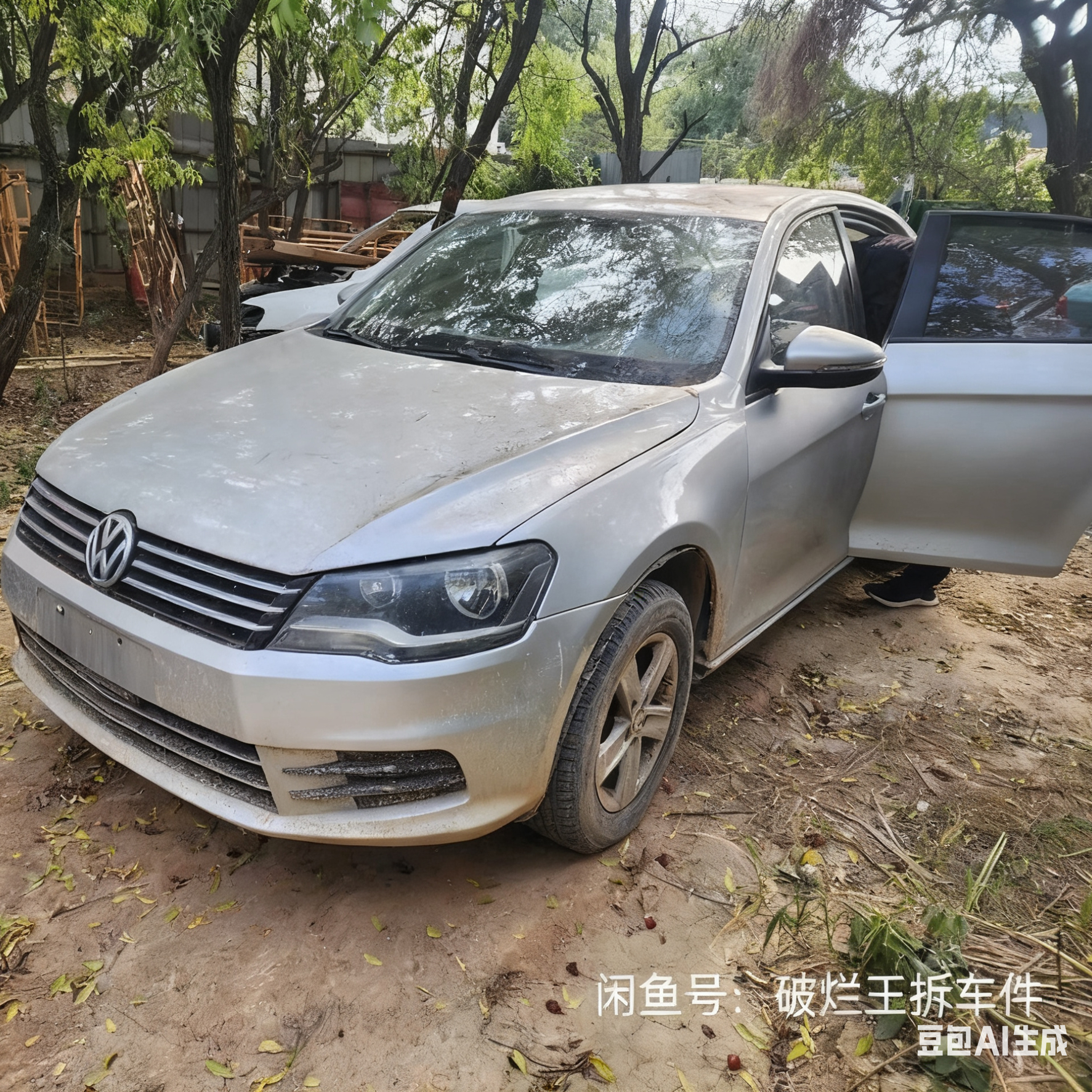 15大众宝来拆车件前嘴机盖铰链叶子板车门尾灯中控显示屏原装纯拆