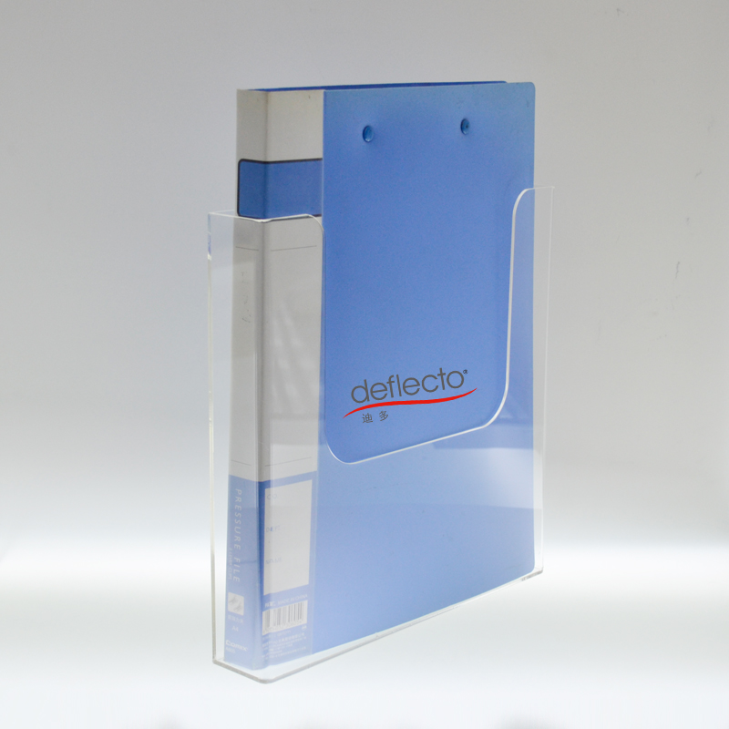 挂墙亚克力文件架收纳盒有机玻璃挂壁式资料展示架EX-10L