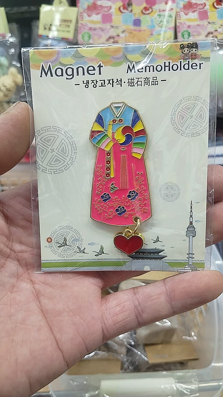 延吉冰箱贴朝鲜族服饰铁艺冰箱贴延边旅游纪念品图片