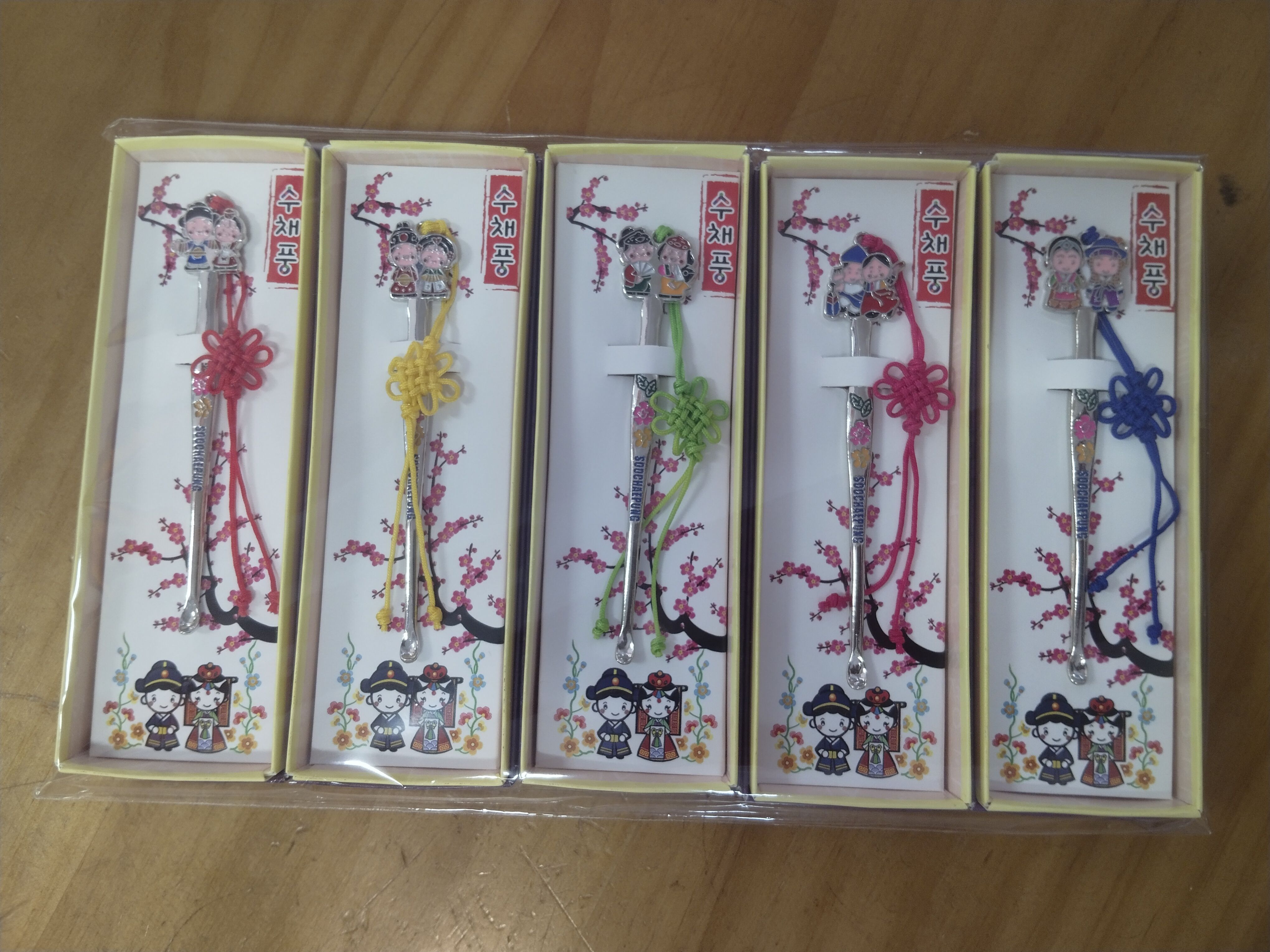 延边朝鲜族工艺品耳勺盒子包装送朋友延吉礼品