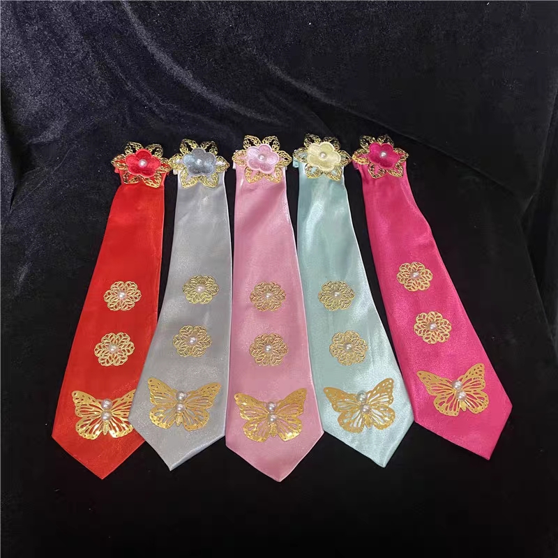 韩服朝鲜族民族服古代头饰舞蹈跳舞表演出发带延边网红创意礼品