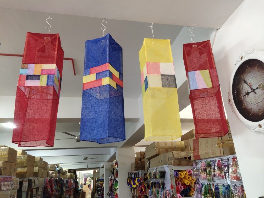 朝鲜族灯笼竹节沙拼接韩式灯笼餐厅装饰挂件七彩灯笼