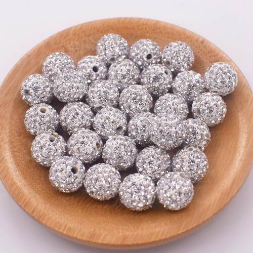 diy软陶镶钻饰品隔珠散珠