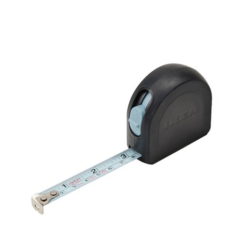 宜家代购 缇克西 卷尺3米 高精度钢卷尺家庭小工具装修测量用尺