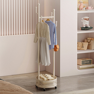 卧室小型落地衣架不占空间40cm可移动简易挂衣架挂衣服架子衣帽架