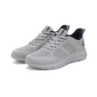 健康人生足行健健康鞋开始网面透气休闲轻便舒适回弹鲨鱼鞋