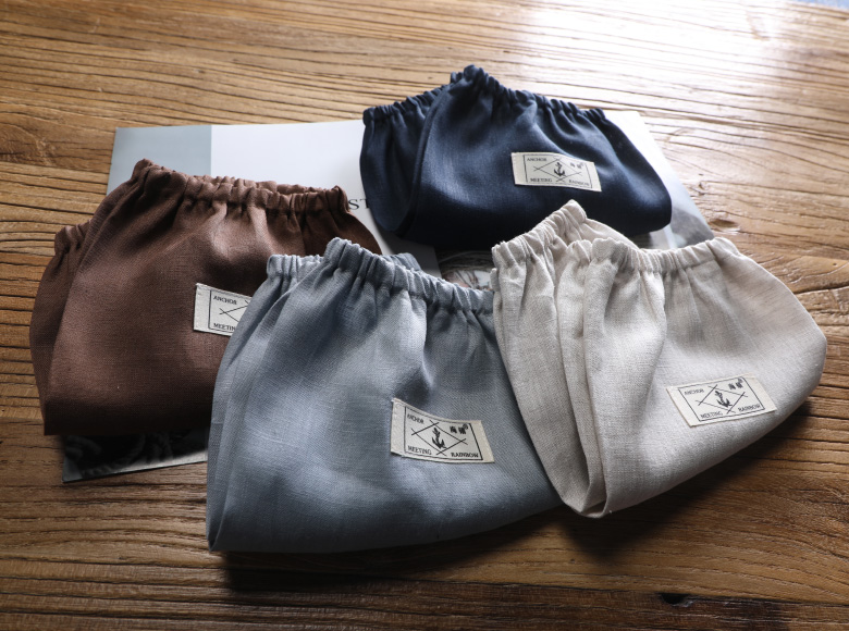 海锚自制日系复古亚麻袖套棉麻护袖女成人款夏季防晒四季透气防污