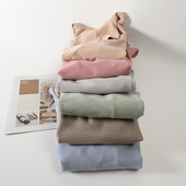 女大码 柔软加绒加厚高质量细条纹保暖内衣德绒长袖 高领打底衫 T恤