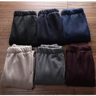 棉裤 大码 保暖 女休闲长裤 外贸出口日本女加绒加厚摇粒绒羊羔绒卫裤