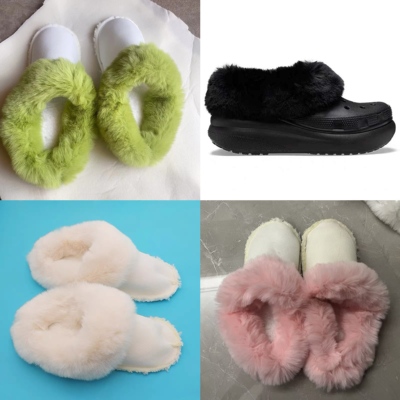 厨师鞋加厚保暖精致锁温洞洞鞋毛绒内胆冬季可拆卸毛绒内胆后跟带