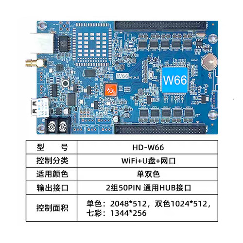 灰度单双色控制卡W62/E62/WF1