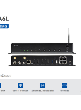 灰度异步盒LED视频处理器异步控制系统HD-A8/A7/A6L/A5L/A4L/A3L
