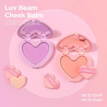 韩国Lilybyred爱心单色腮红粉膏02火龙果色/粉质02清纯粉色06土橘