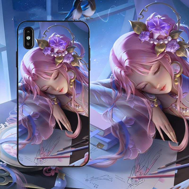 王者荣耀王昭君乞巧织情适用苹果12华为vivo小米k40oppox3p手机壳