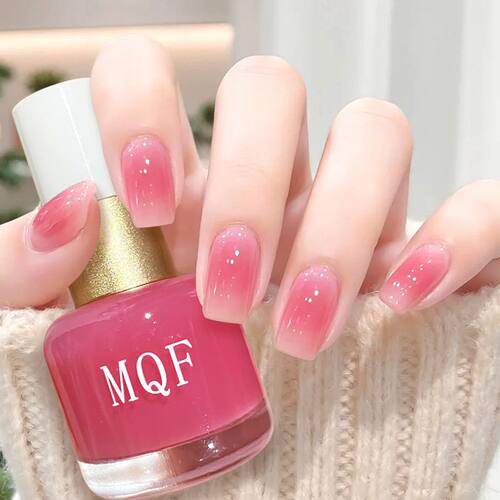 无味不可剥升级易卸指甲油持久不掉色温柔粉嫩美甲油日常少女速干