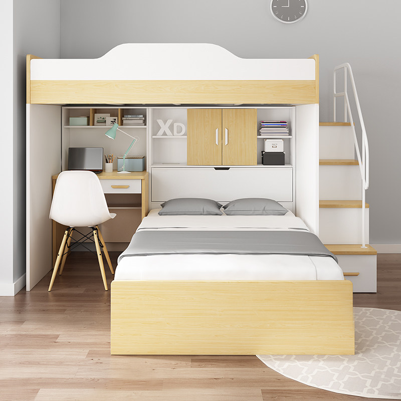 上下床成年双层床现代简约多功能双架床经济型家用双人高低床大人