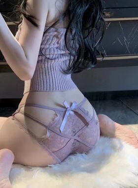 缠绵蜜果·欧美性感蕾丝女内裤禁欲系低腰纯欲提臀镂空少女三角裤