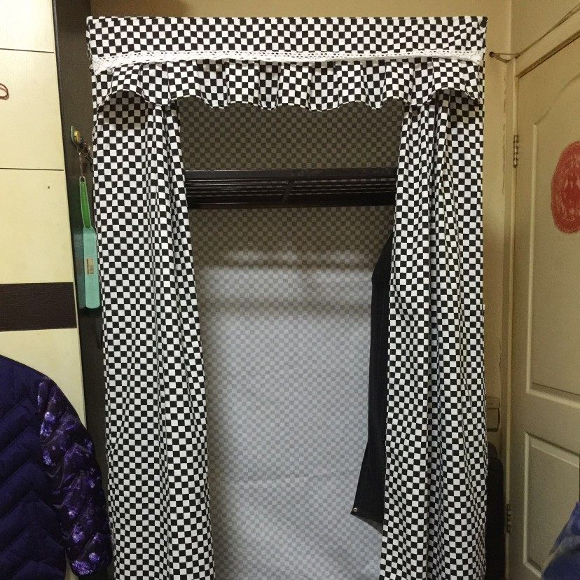 简易衣柜外罩全棉布套鞋柜鞋架套衣柜布套单卖防尘罩衣橱外罩盖布