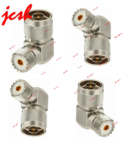 N-J/UHF-K 90度直角弯头 公母转换 F/M PL259射频RF转接头适配器