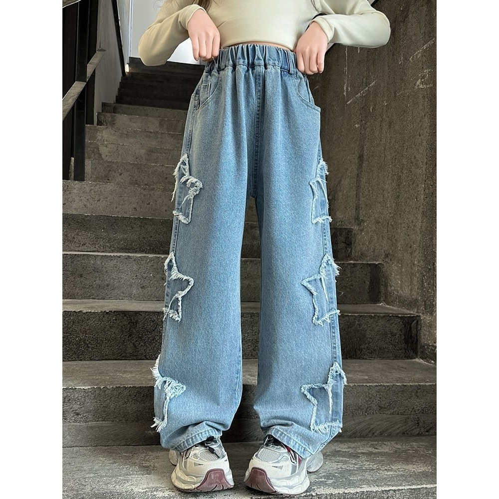 胖东来山姆女童裤子春秋款2026新款儿童春季牛仔裤初中生女孩大童,运动服/休闲服装,运动卫衣/套头衫,淘宝优惠券,粉丝福利购,淘宝优惠卷