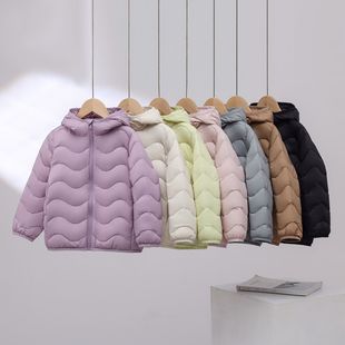 胖东来山姆供实体90绒轻薄羽绒服年秋冬新款中大童男女童短款外套
