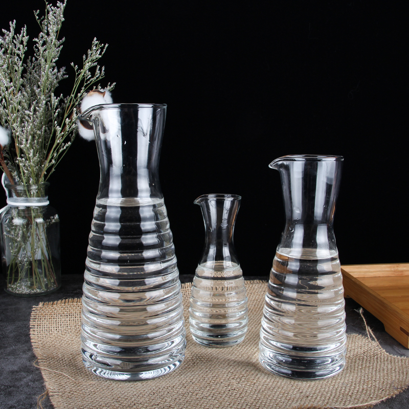 加厚日式螺纹公杯一斤装分酒壶