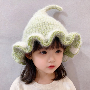 精灵帽子手工编织diy材料包钩织毛线雪妃尔手作儿童婴儿男女宝宝