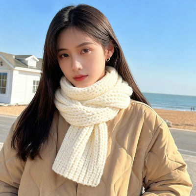 情人棉围巾手工diy送女友