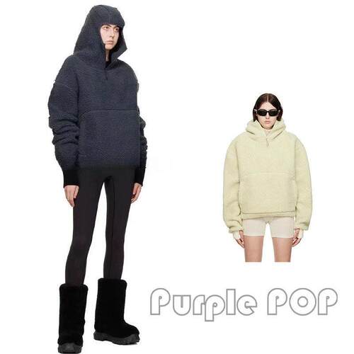 POP买手店Entire Studios24秋冬男女同款半拉炼套头连帽衫