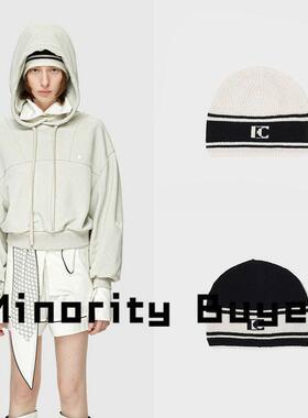 Minority买手店 LOW CLASSIC 22新品手工螺纹logo条纹印花针织帽
