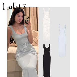 【SKIMS SOFT LOUNGE LACE系列】正品现货新款碎花螺纹针织连衣裙