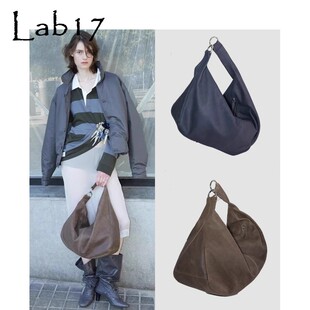 【Paloma Wool 设计师品牌】现货正品新款水洗全皮大容量斜挎包女